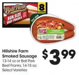 Kroger Hillshire Farm Smoked Sausage offer