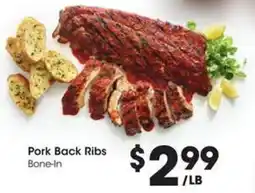 Kroger Pork Back Ribs offer