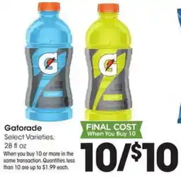 Kroger Gatorade offer