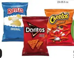 Kroger Doritos or Cheetos, 6.5-10 oz or Ruffles. 7.25-10.25 oz Select Varieties offer