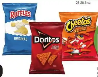 Kroger Doritos or Cheetos, 6.5-10 oz or Ruffles. 7.25-10.25 oz Select Varieties offer