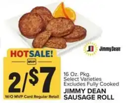 Food Lion Jimmy Dean Sausage Roll offer