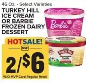 Food Lion Turkey hill ice cream or barbie frozen dairy dessert offer