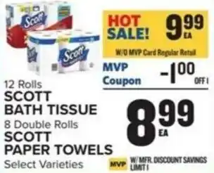 Food Lion Scott paper towels offer