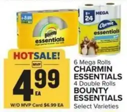 Food Lion Charmin essentials or bounty essentials offer