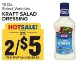 Food Lion Kraft salad dressing offer