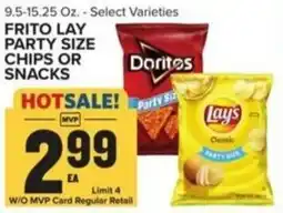 Food Lion Frito lay party size chips or snacks offer