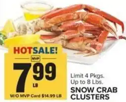 Food Lion Snow crab clusters offer