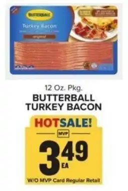 Food Lion BUTTERBALL TURKEY BACON offer