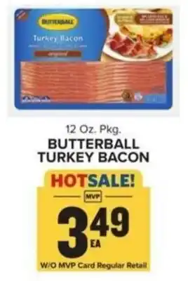 Food Lion BUTTERBALL TURKEY BACON offer