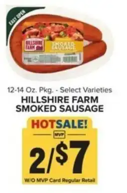 Food Lion Hillshire farm smoked sausage offer