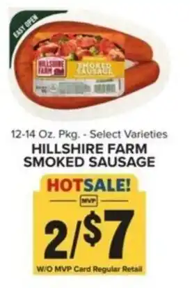 Food Lion Hillshire farm smoked sausage offer