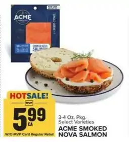 Food Lion Acme smoked nova salmon offer