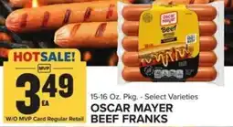 Food Lion Oscar Mayer beef franks offer