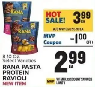 Food Lion Rana pasta protein ravioli offer