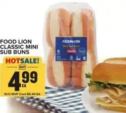 Food Lion Food lion classic mini sub buns offer