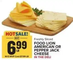 Food Lion Food lion american or pepper jack cheese offer
