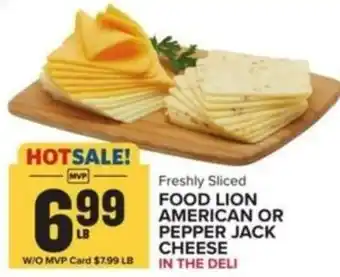 Food Lion Food lion american or pepper jack cheese offer