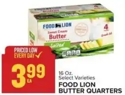 Food Lion Food Lion butter quarters offer