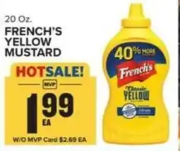 Food Lion French's yellow mustard offer