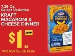 Food Lion Kraft macaroni & cheese dinner offer