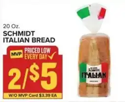 Food Lion Schmidt italian bread offer