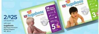 Rite Aid Tugaboos Big Pack Premium Boxed Diapers offer