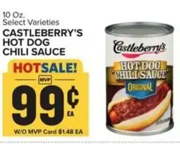 Food Lion Castleberry's hot dog chili sauce offer