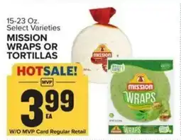 Food Lion Mission wraps or tortillas offer