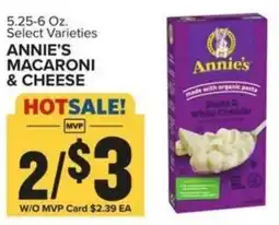 Food Lion Annie's macaroni & cheese offer