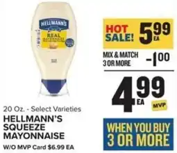 Food Lion Hellmann's Squeeze Mayonnaise offer