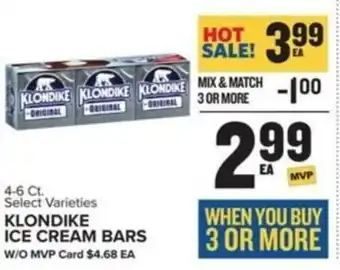 Food Lion Klondike ice cream bars offer