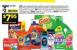 Dollar General Gain or Tide or Downy or Bounce offer
