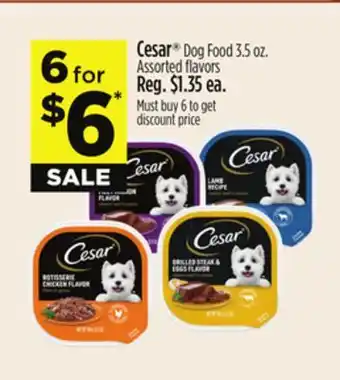 Dollar General Cesar Dog Food offer