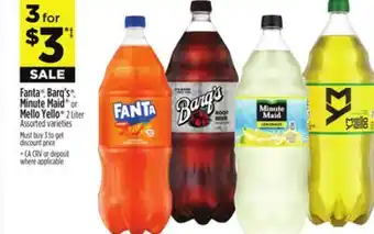 Dollar General Fanta , Barq's , Minute Maid or Mello Yello offer