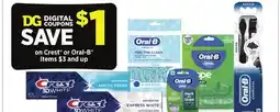 Dollar General Crest or Oral-B Items offer