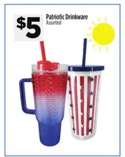 Dollar General Patriotic Drinkware offer