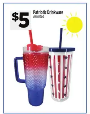 Dollar General Patriotic Drinkware offer