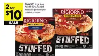 Dollar General DiGiorno Single Serve Pizza offer