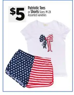 Dollar General Patriotic Tees or Shorts offer