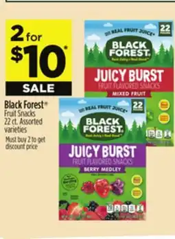 Dollar General Black Forest Fruit Snacks offer