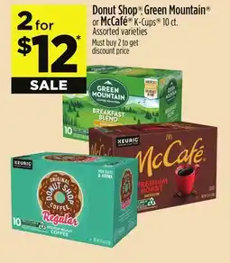 Dollar General Donut Shop , Green Mountain or McCafé K-Cups offer