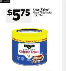 Dollar General Clover Valley Chunk White Chicken offer