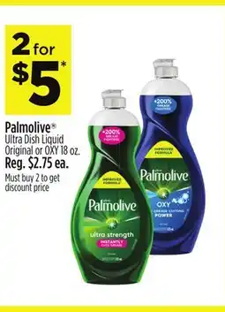 Dollar General Palmolive Ultra Dish Liquid Original or OXY offer