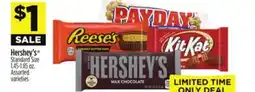 Dollar General Hershey's Standard Size offer