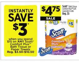Dollar General Scott Bath Tissue Comfort Plus TM Soft Lavender offer