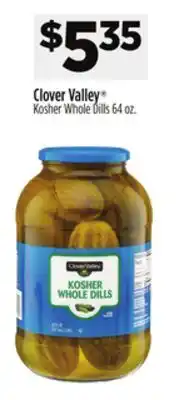 Dollar General Clover Valley Kosher Whole Dills offer