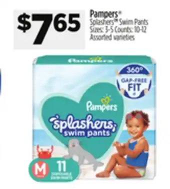 Dollar General Pampers Splashers Swim Pants offer