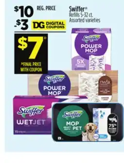 Dollar General Swiffer Refills offer