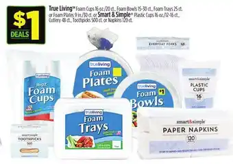 Dollar General True Living, Smart & Simple offer